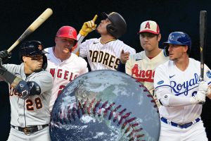 Javy Baez, Mike Trout, Shohei Ohtani, Vinny Pasquantino