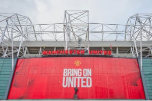 A view of the Manchester United stadium