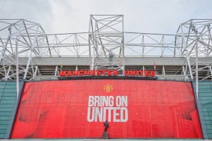 A view of the Manchester United stadium