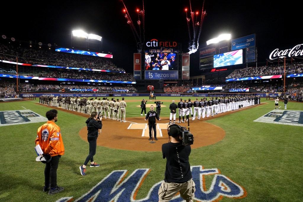 A view of Citi Field before a wildcard game between the New York Mets and San Diego Padres in 2022.