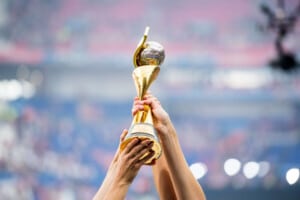 The FIFA Women's World Cup trophy.