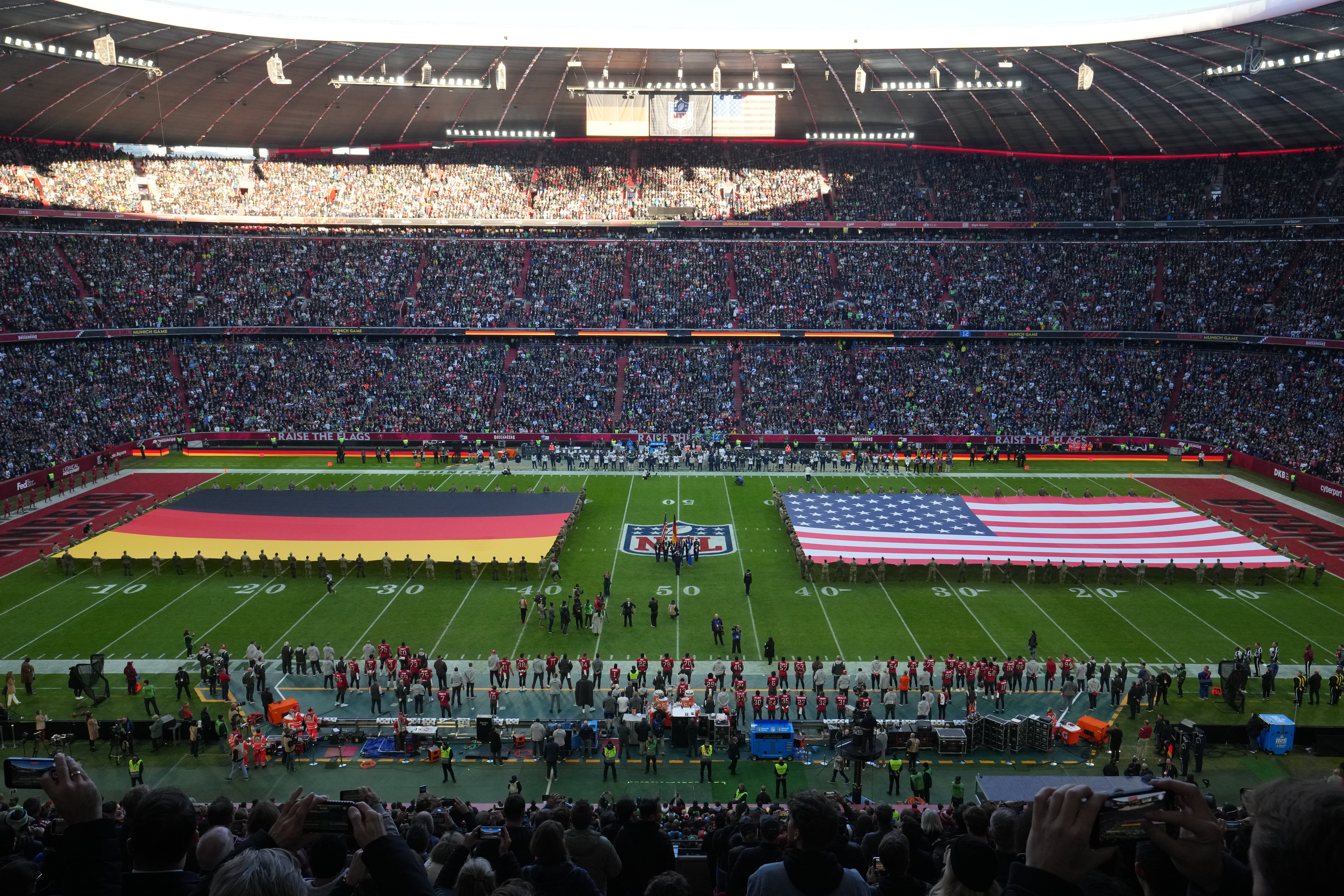 The NFL will play two games in Frankfurt stadium in 2023-24.