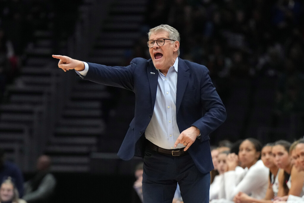 Geno Auriemma is the highest-paid women's college basketball coach.