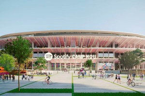 A rendering of Spotify Camp Nou's proposed renovations.