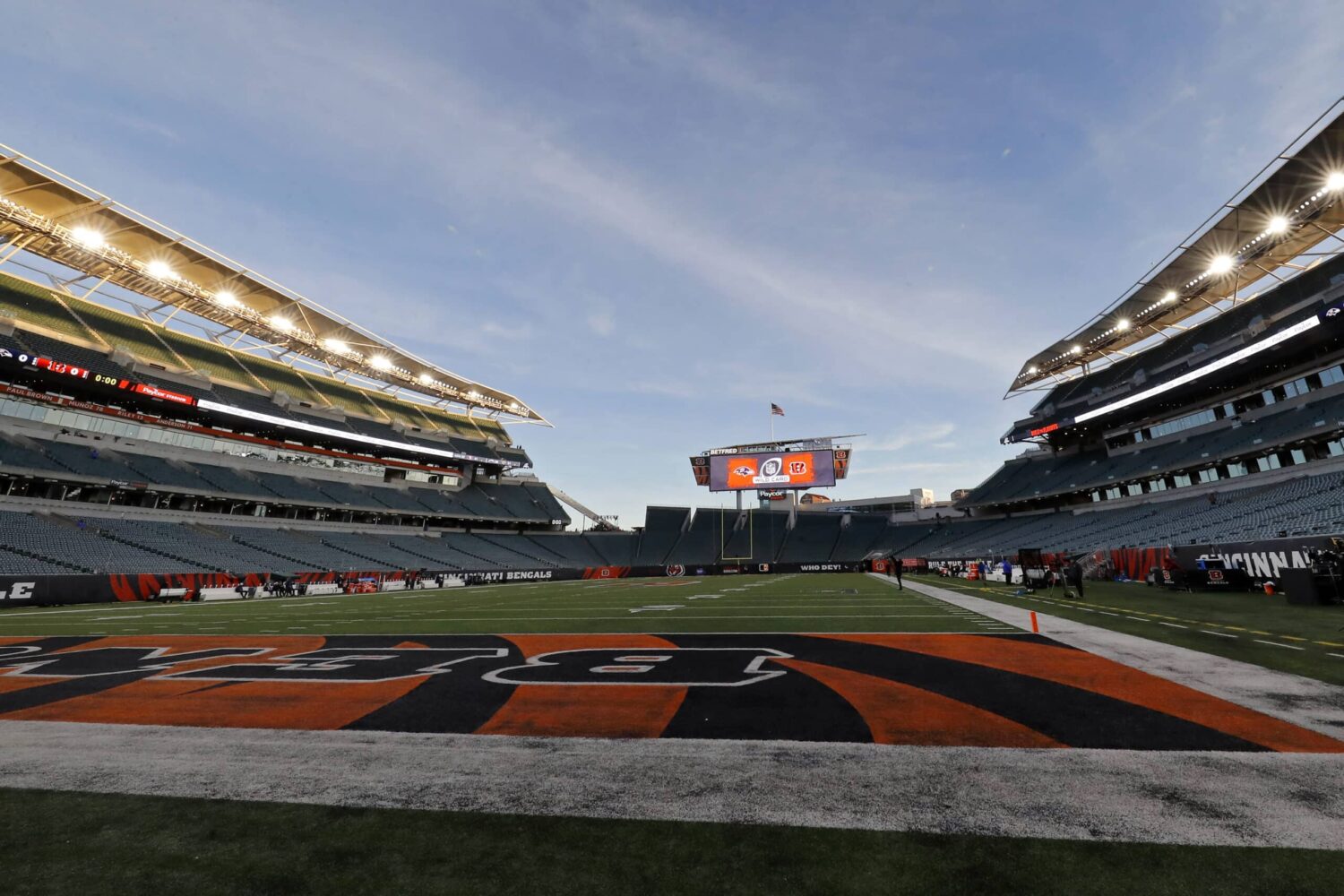 what stadium is the bengals playing in today