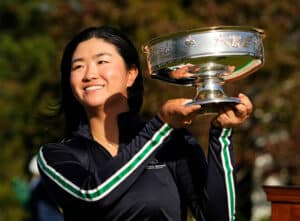 Zhang makes her pro debut with five sponsors, including Callaway, Adidas and Delta.