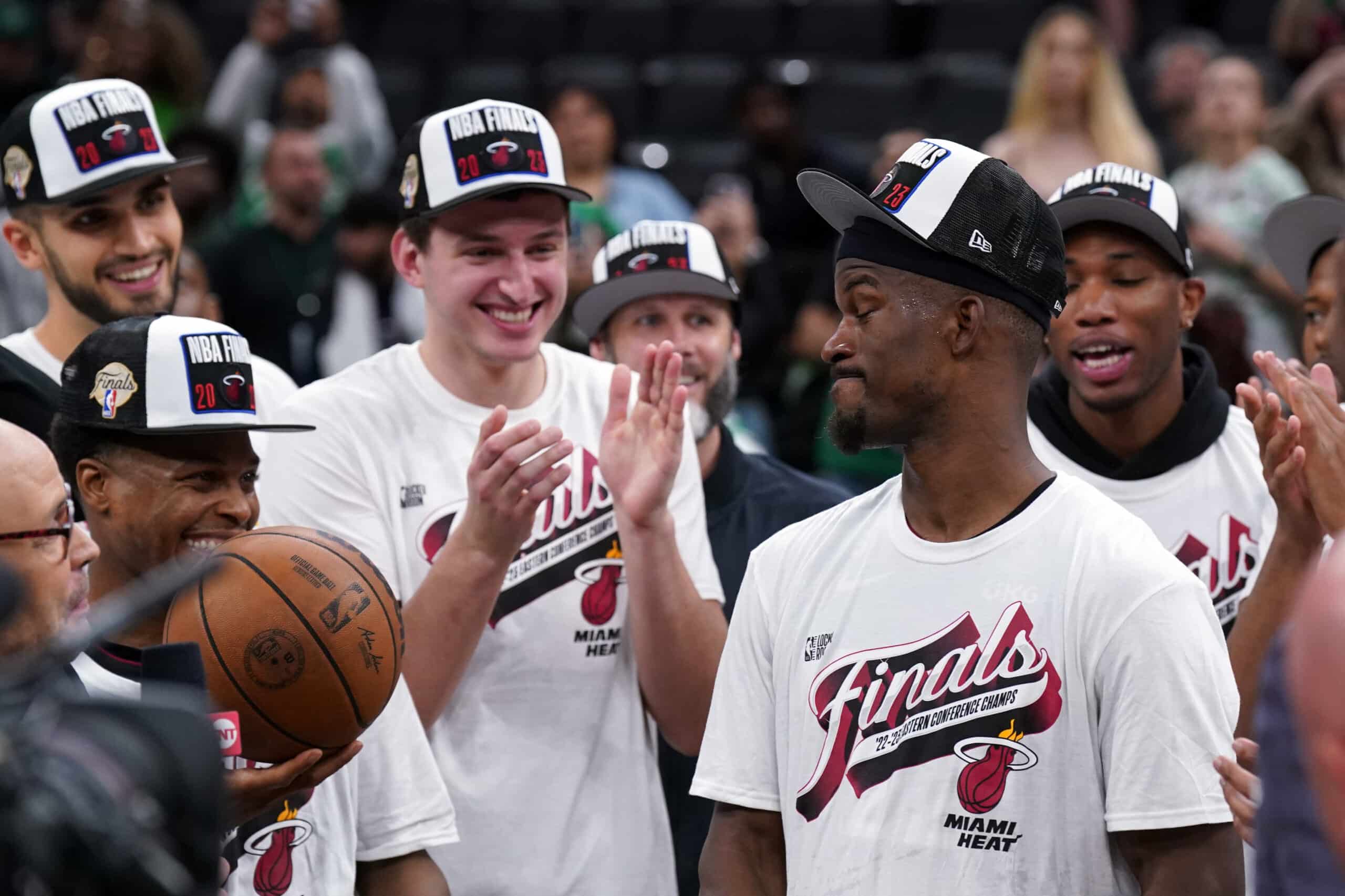 Miami Heat Trophy Presentation, Eastern Conference Finals