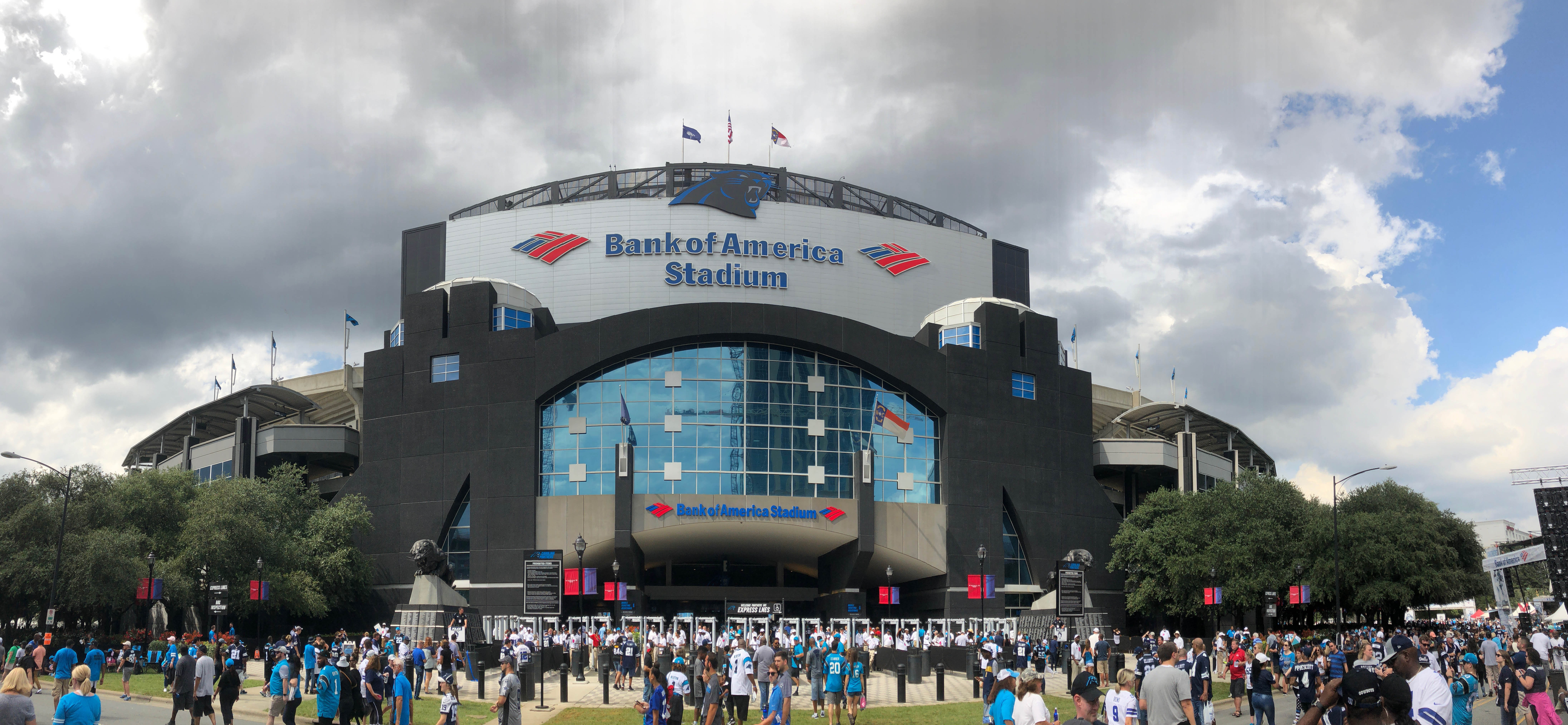 Bank of America Stadium, Carolina Panthers football stadium - Stadiums of  Pro Football