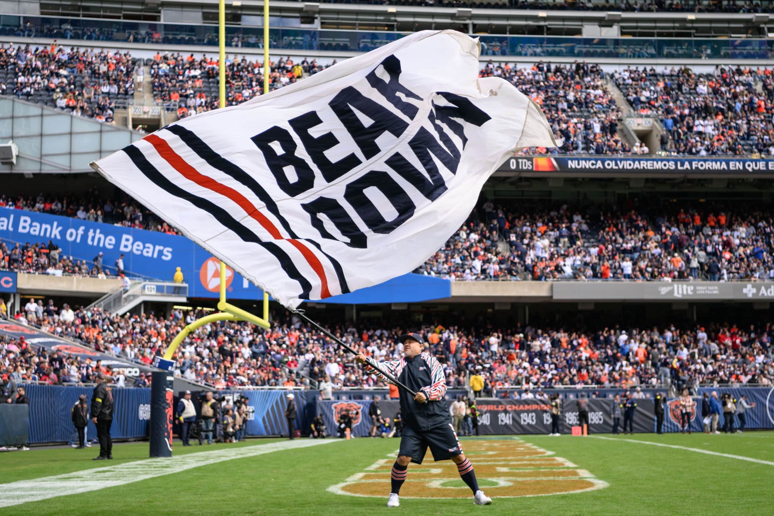 The Bears will not have fans at Soldier Field…at least right now