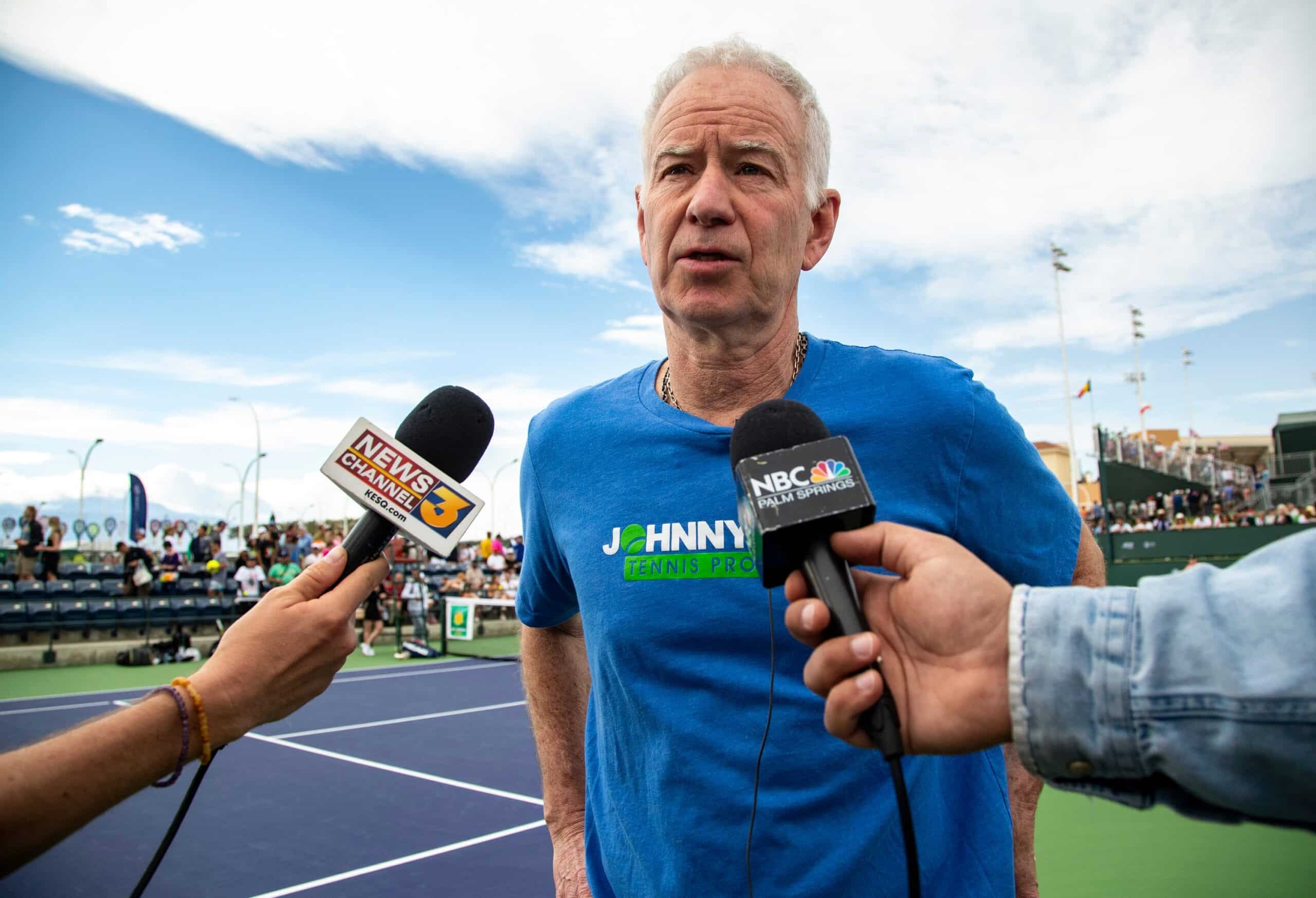 McEnroe "wouldn't encourage" the ATP's investment talks with Saudi Arabia.