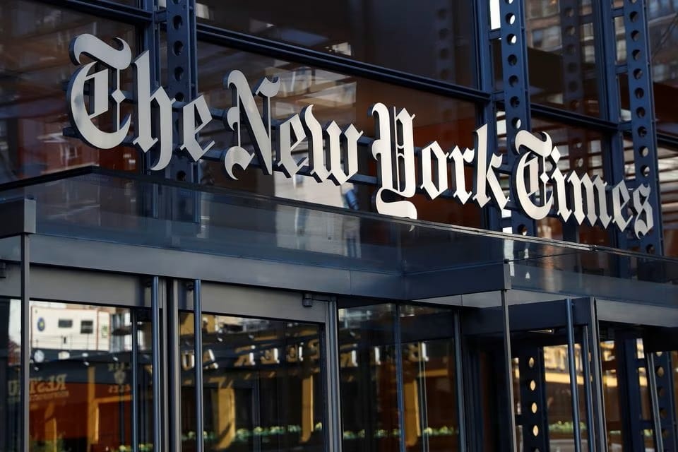 The New York Times disbands sports section.