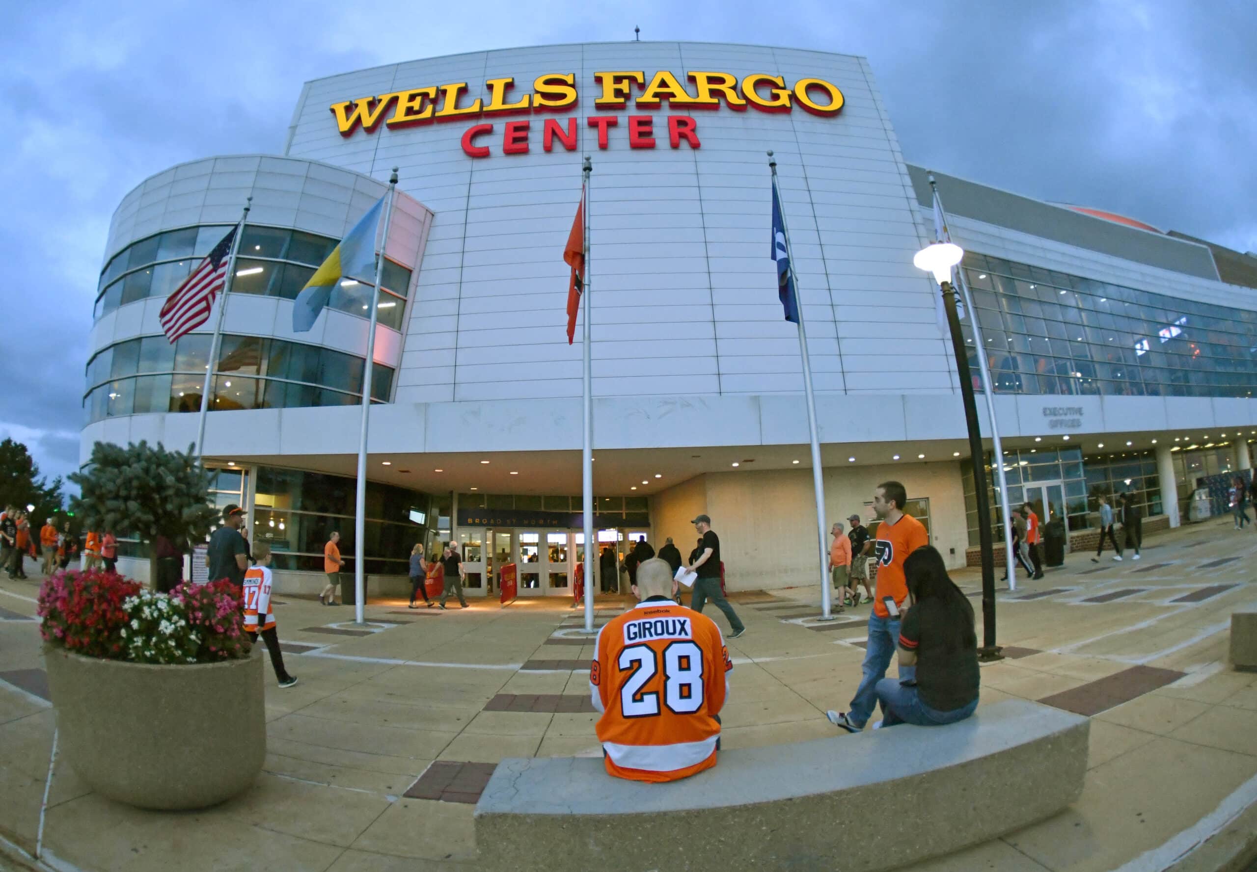 Wells Fargo Center plans to have 'a full arena,' but not yet