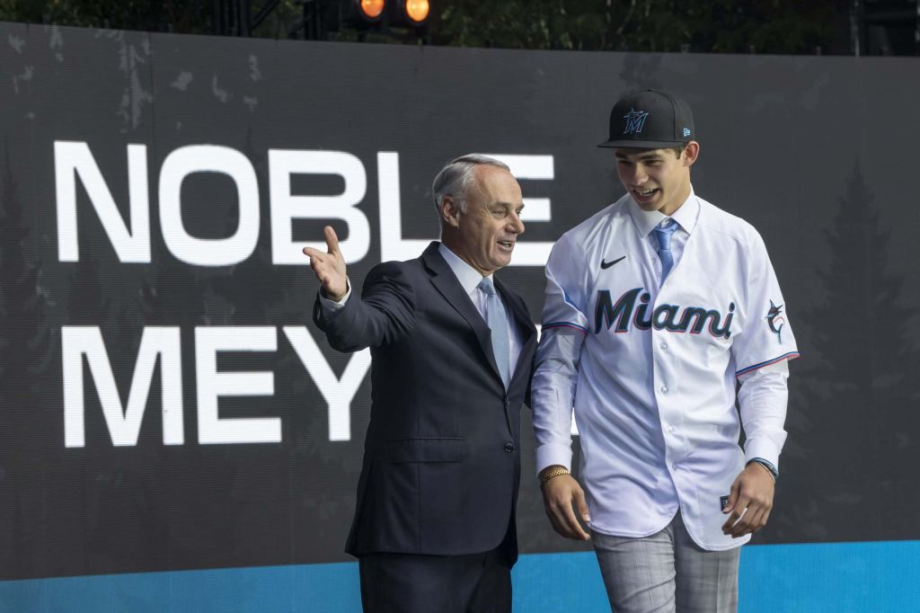 The Pirates' No. 1 pick Paul Skenes has a $9.7 million slot value.
