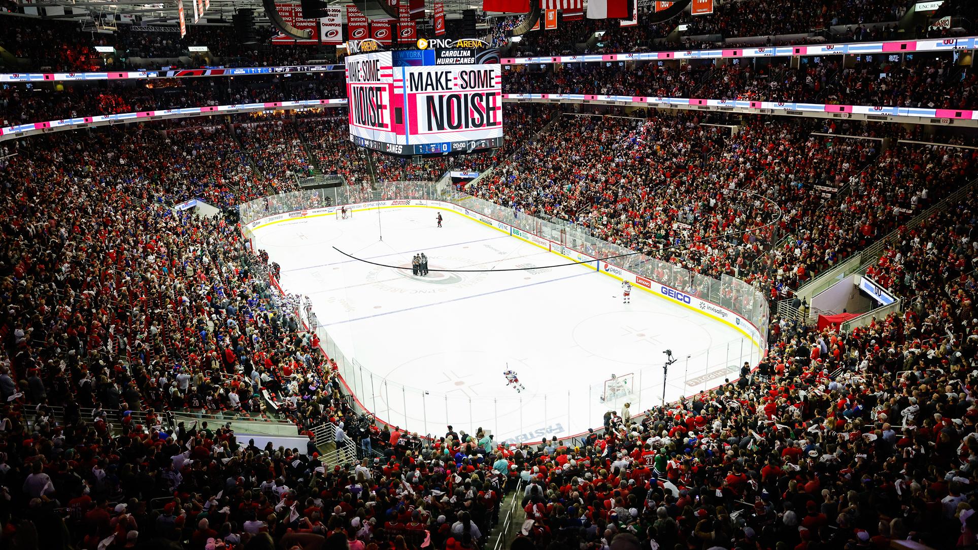Canes players, fans excited for season with full capacity at PNC Arena