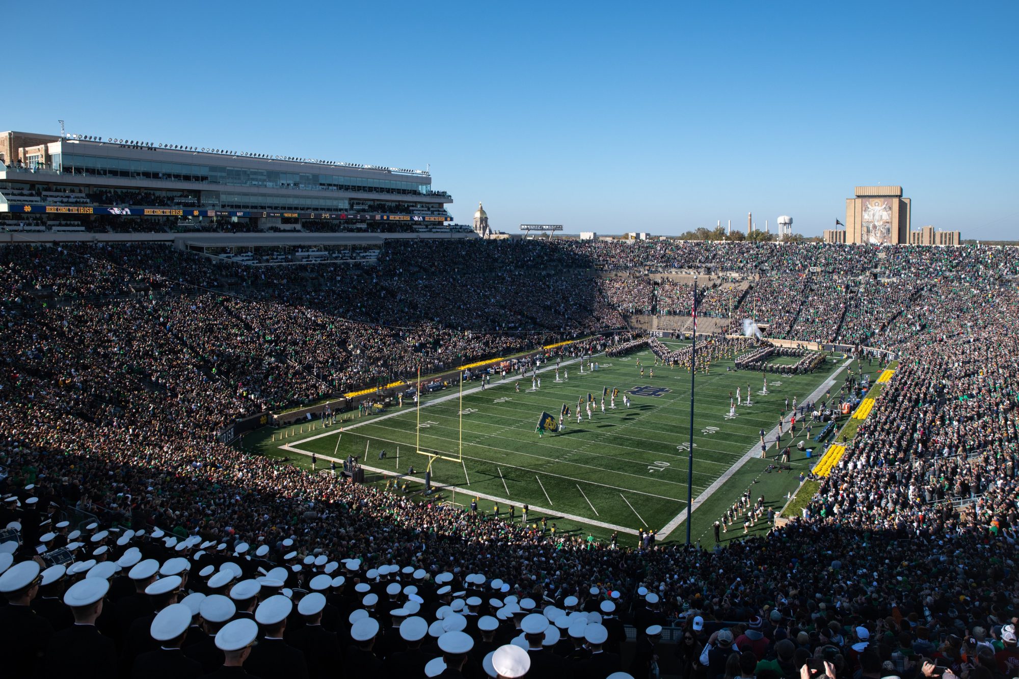 Notre Dame and NBC Announce 2021 Kick Times