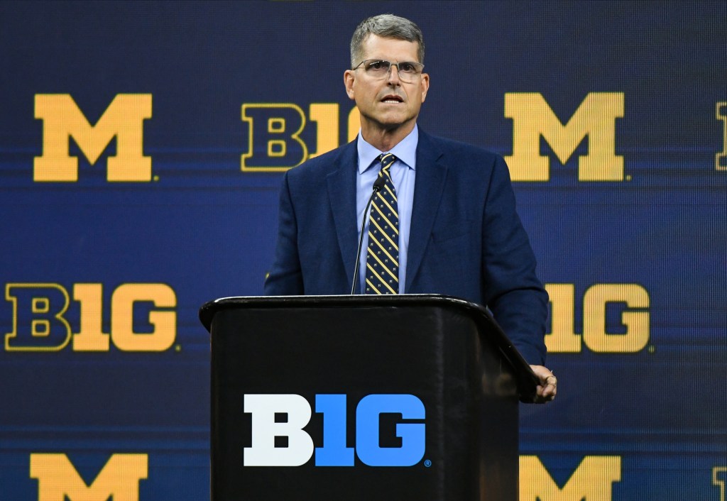 “The current status quo is unacceptable and won’t survive,” Harbaugh said Monday.