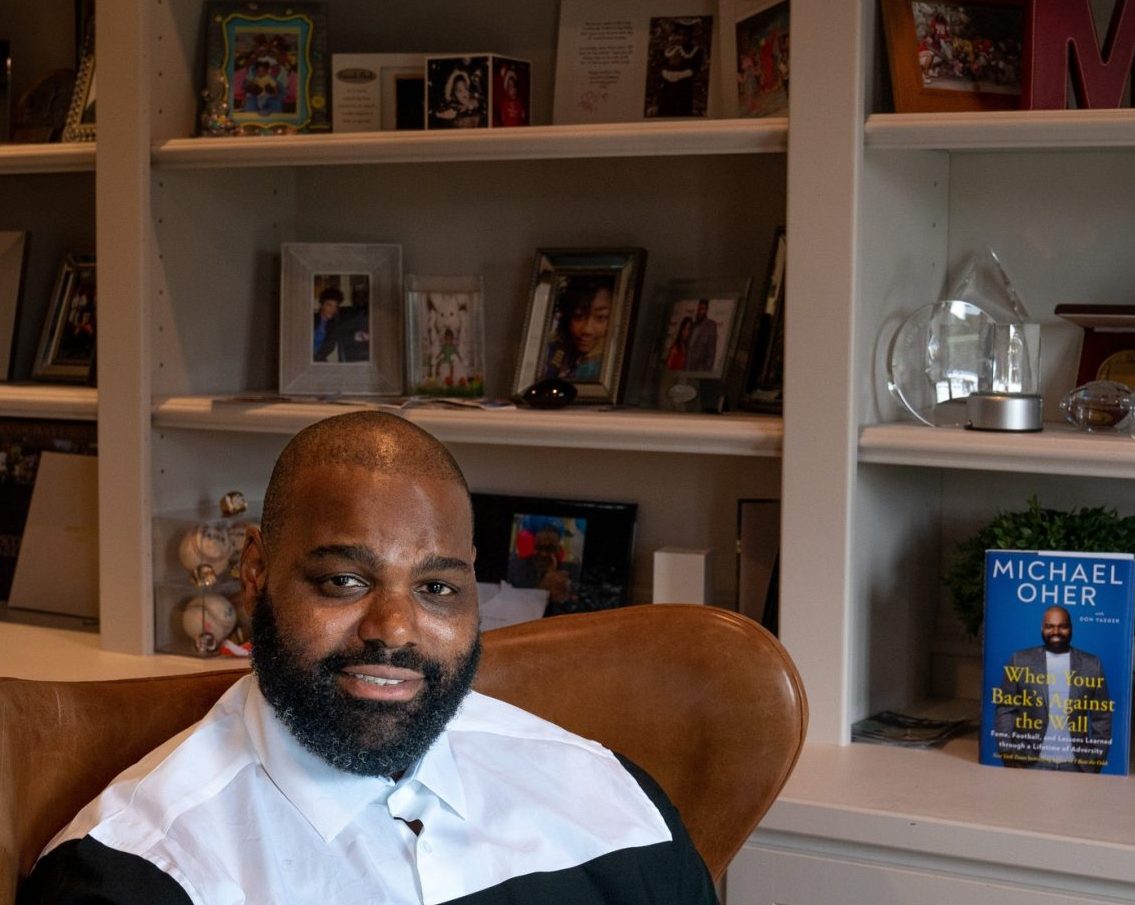 Michael Oher has penned his second book, "When Your Back's Against the Wall." Oher, a former NFL lineman, is hoping to inspire those who face tough odds it is possible to pick yourself up when life knock's you down to achieve your dreams.