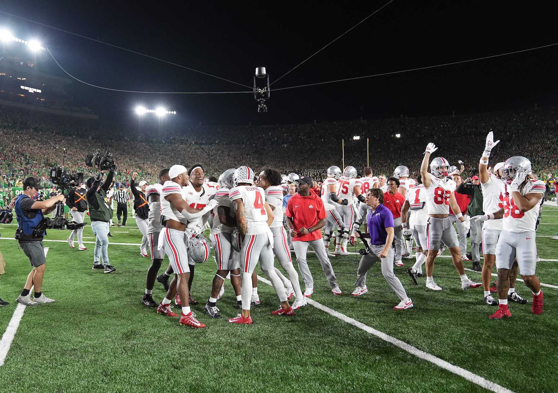 How College Football's Biggest Games Took Over Saturday Night