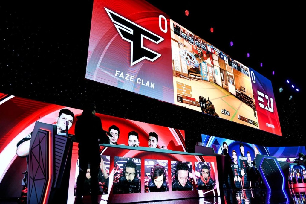 A general view as Faze Clan takes on EUnited during the Call of Duty League Finals e-sports event at Miami Beach Convention Center.