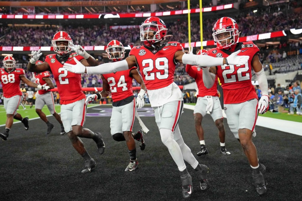 The College Football Playoff is considering rotating TV networks for the national championship game.