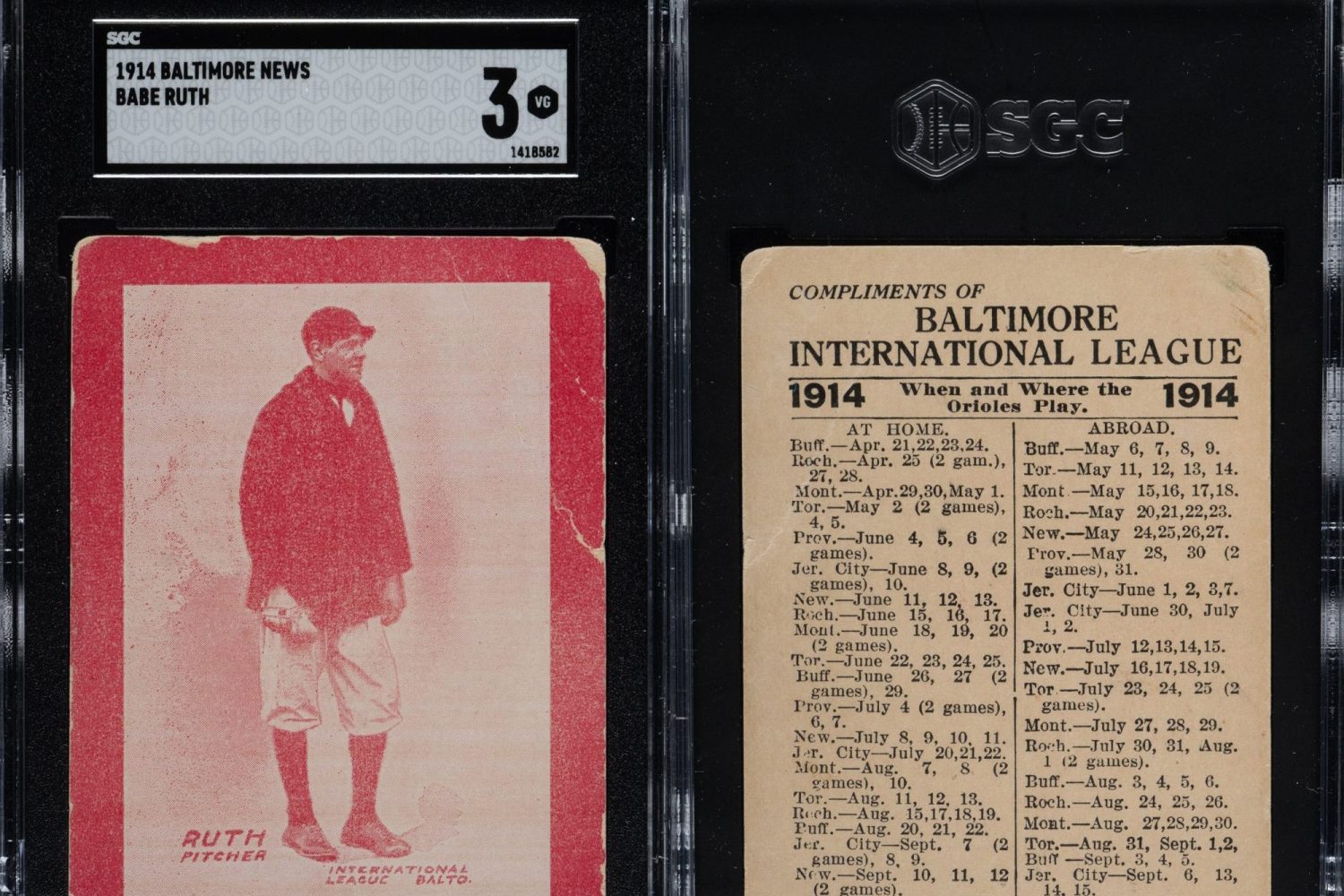 Babe Ruth Rookie Card Sets Player Record at $7.2M