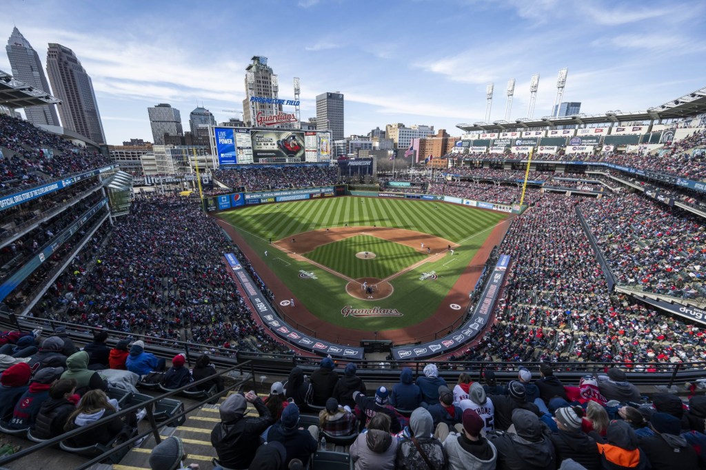 Progressive Field as the Cleveland Guardians