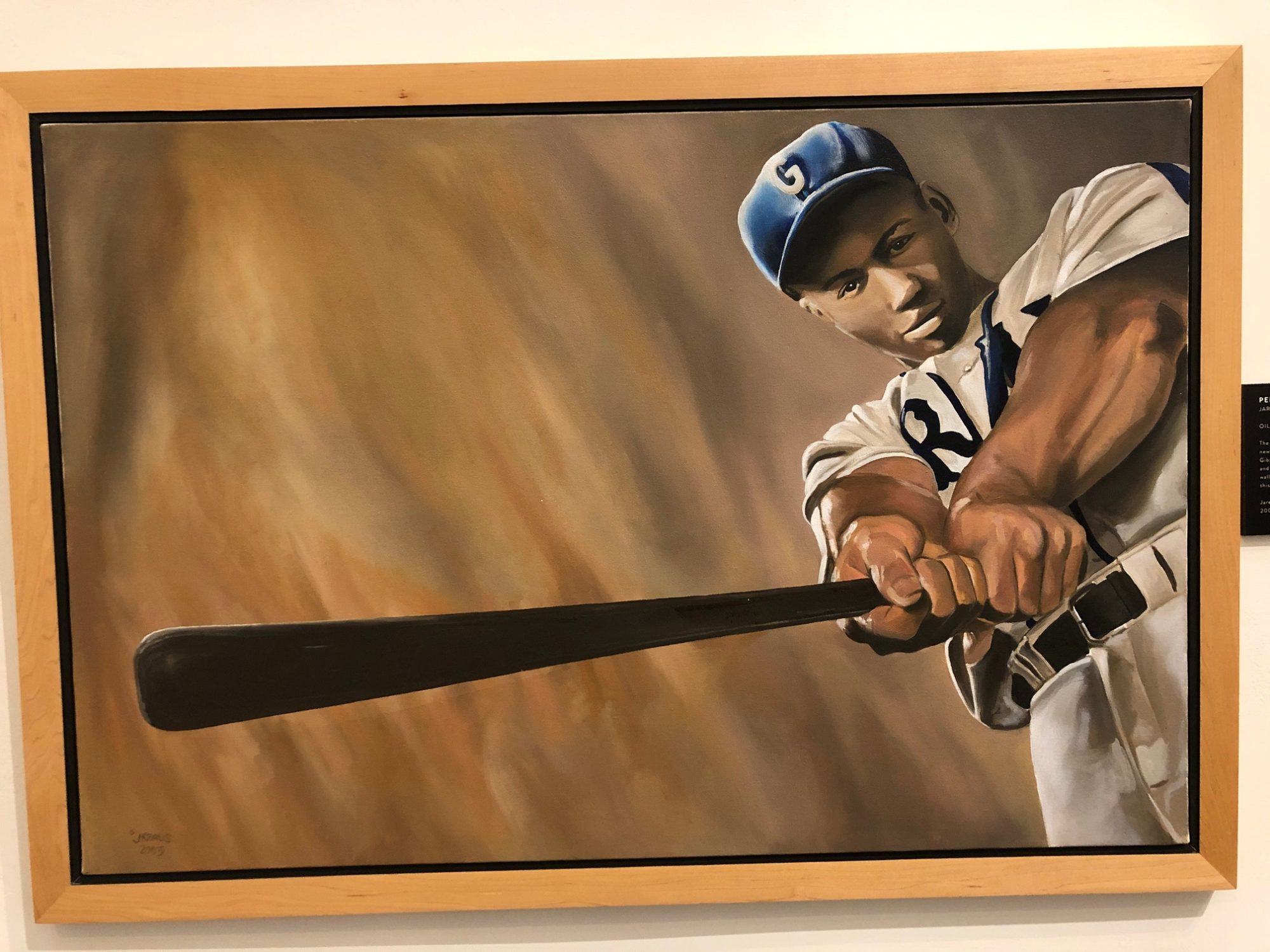 Josh Gibson. painting