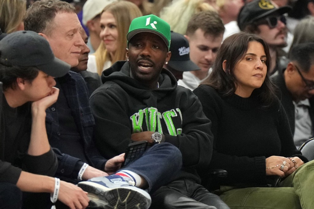 Feb 25, 2024; Los Angeles, California, USA; Sports agent Rich Paul attends the game between the LA Clippers and the Sacramento Kings at the Crypto.com Arena.
