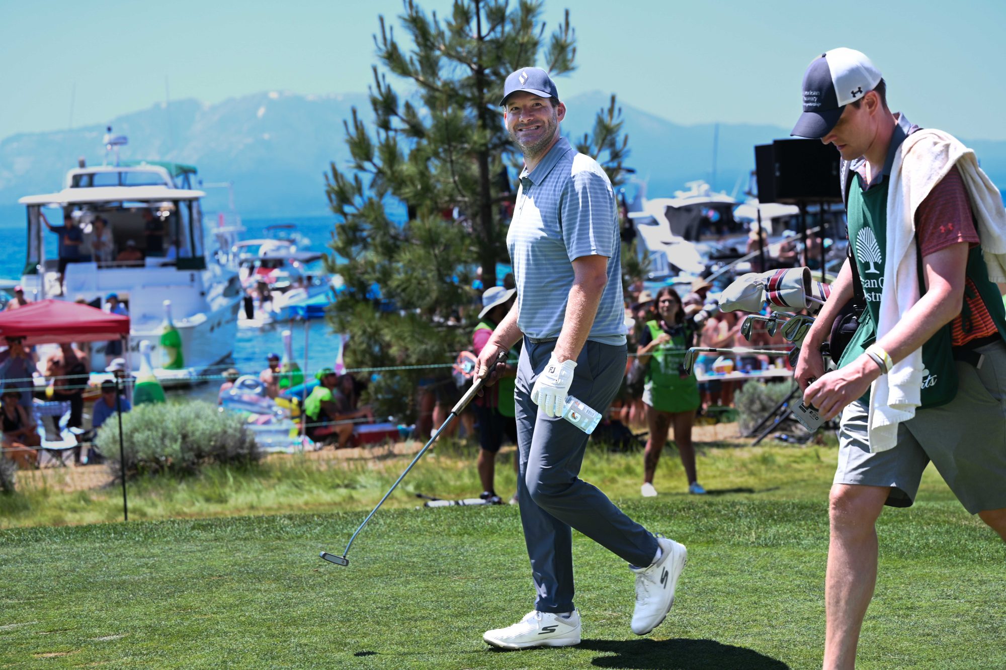 Tony Romo at the American Century Championship in Lake Tahoe