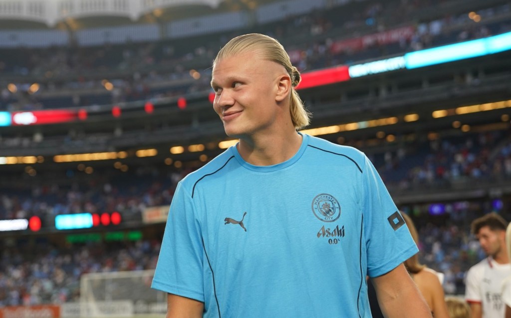 Norwegian soccer player Erling Haaland