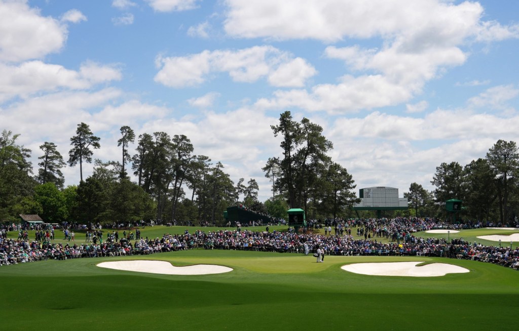 A general view of the Augusta National golf course