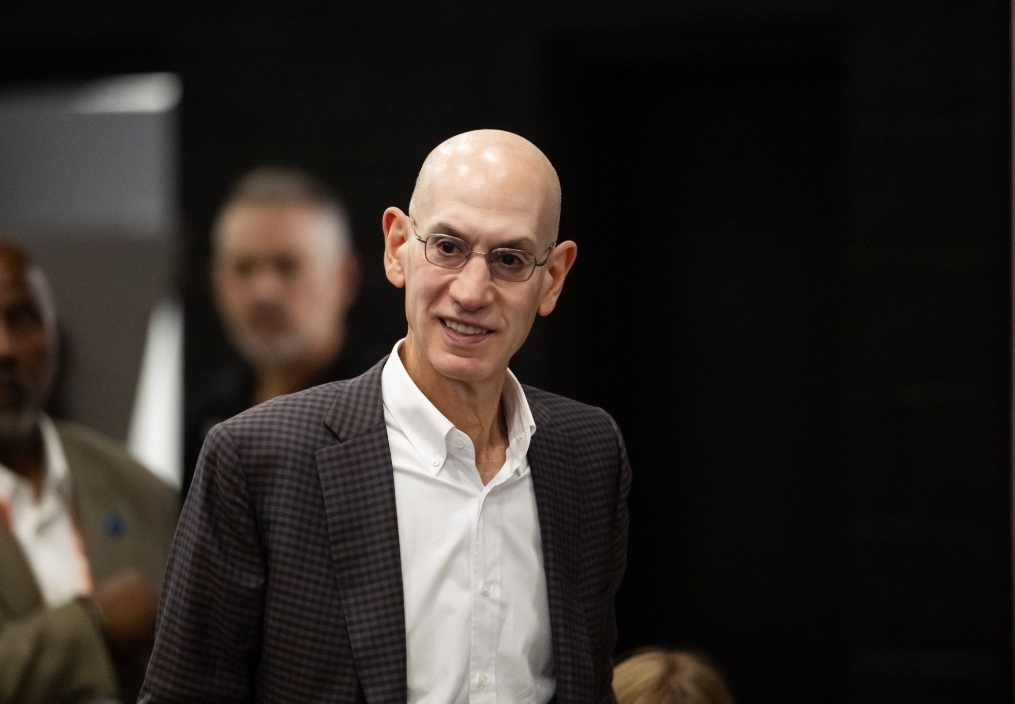 Jul 20, 2024; Phoenix, AZ, USA; NBA commissioner Adam Silver arrives prior to the WNBA All Star Game at Footprint Center.