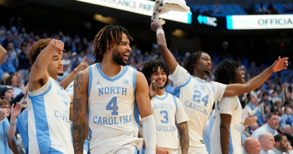 UNC basketball players