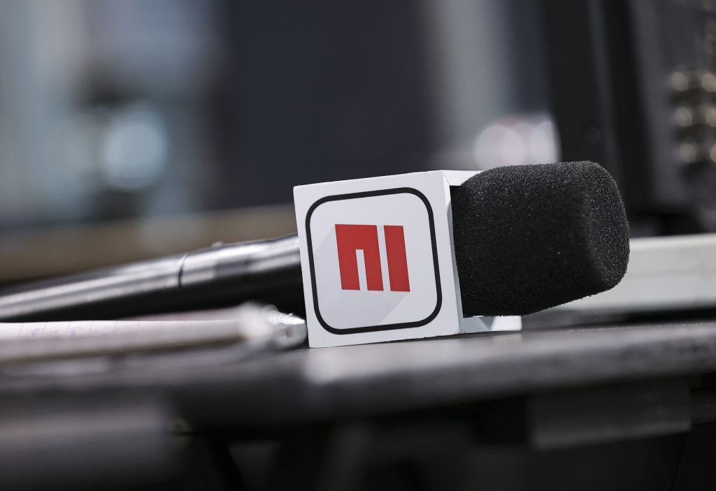 Apr 16, 2023; Houston, Texas, USA; General view of an ESPN microphone before the game between the Houston Astros and the Texas Rangers at Minute Maid Park. Mandatory Credit: Troy Taormina-Imagn Images