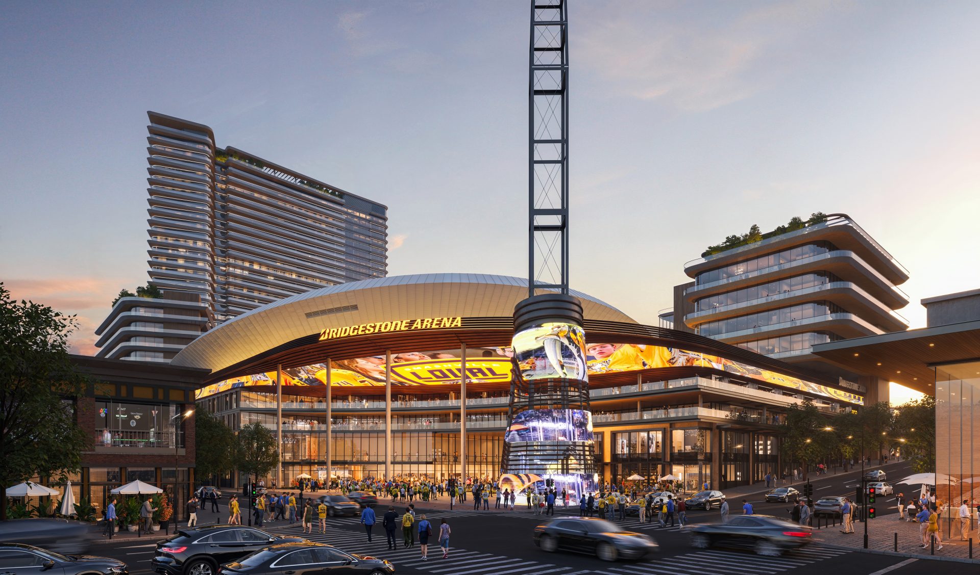 Rendering for Bridgestone Arena