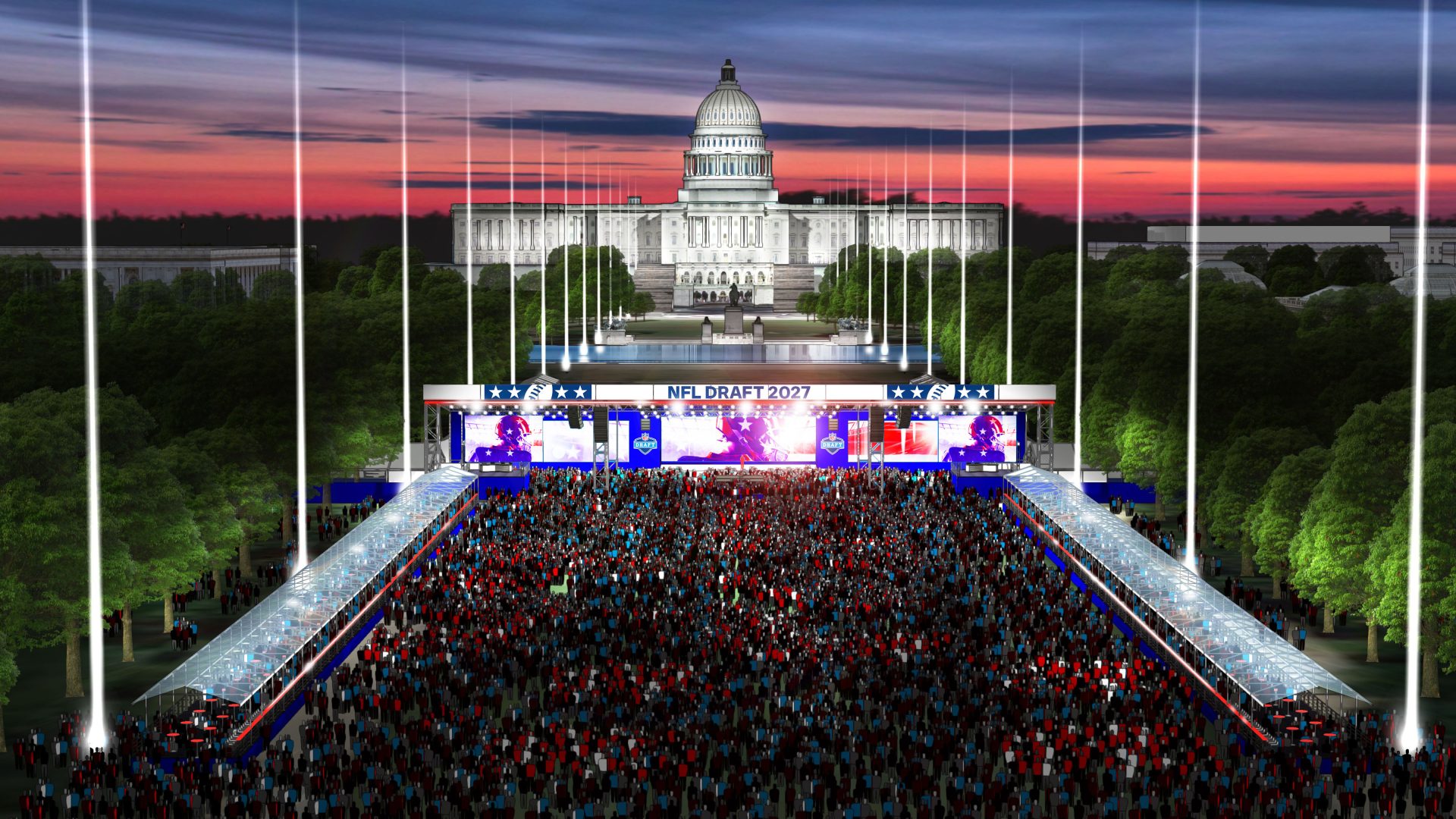 2027 NFL Draft in Washington D.C. Expects to Draw 1 Million Fans