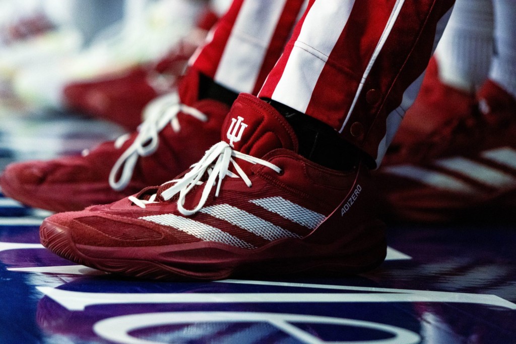 Indiana basketball's Adidas team shoe - January 5, 2025