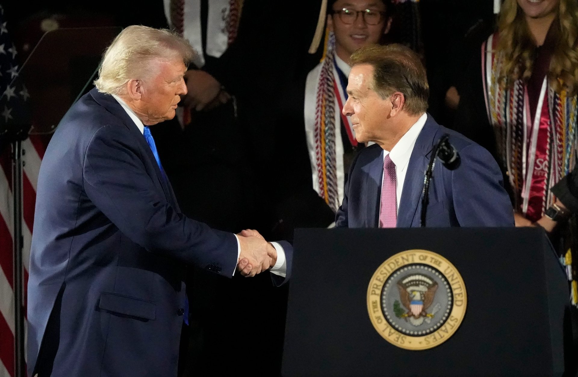 Donald Trump, Nick Saban