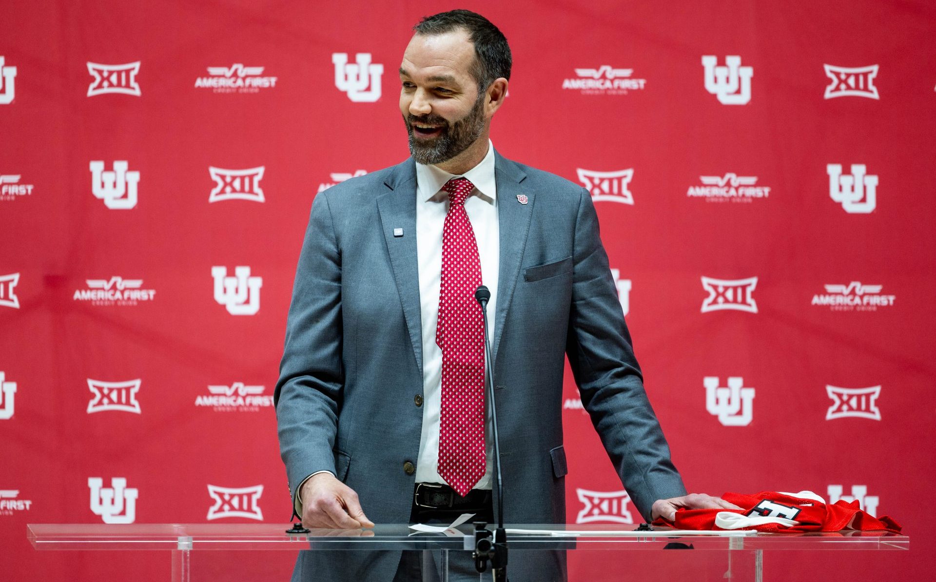 Alex Jensen introductory press conference on Monday, March 17, 2025.