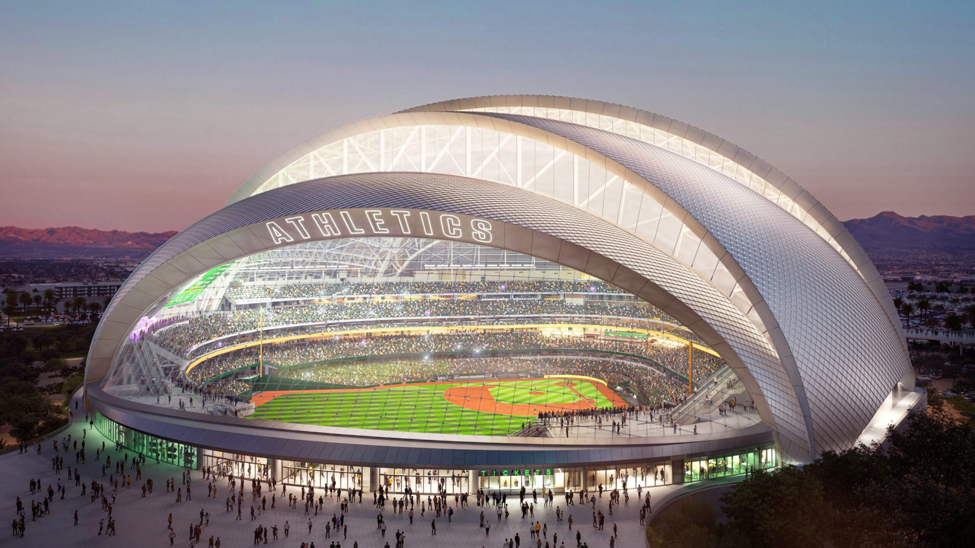 $2B A's Vegas Stadium Hits Milestones, on Track for 2028