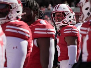 Wisconsin cornerback Xavier Lucas (6) is shown during the first quarter of their game against South Dakota Saturday, September 7 , 2024 at Camp Randall Stadium in Madison, Wisconsin.