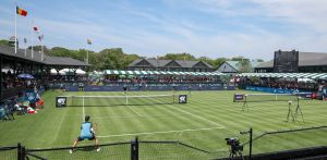 Hall of Fame Open at the International Tennis Hall of Fame, Newport.