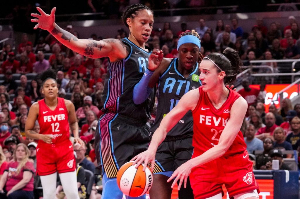 Brittney Griner and Caitlin Clark