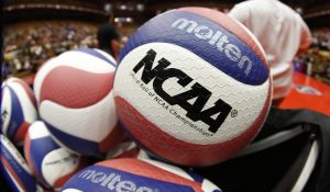 May 4, 2017; Columbus, OH, USA; The BYU Cougars against the Long Beach State 49ers at St. John Arena