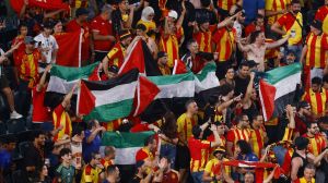 Palestinian flags