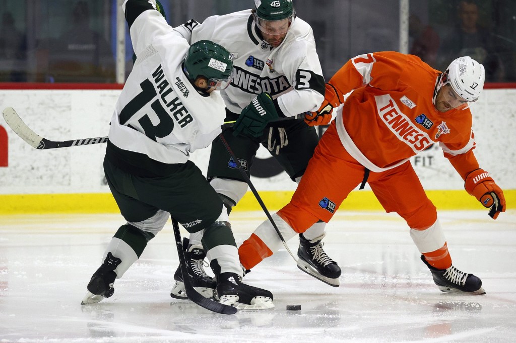 FORT LAUDERDALE, FLORIDA - AUGUST 14: During 3ICE Championship Week 5 at the Baptist Health IcePlex, located at the FTL War Memorial Auditorium on August 14, 2025 in Fort Lauderdale, Florida. (Photo by