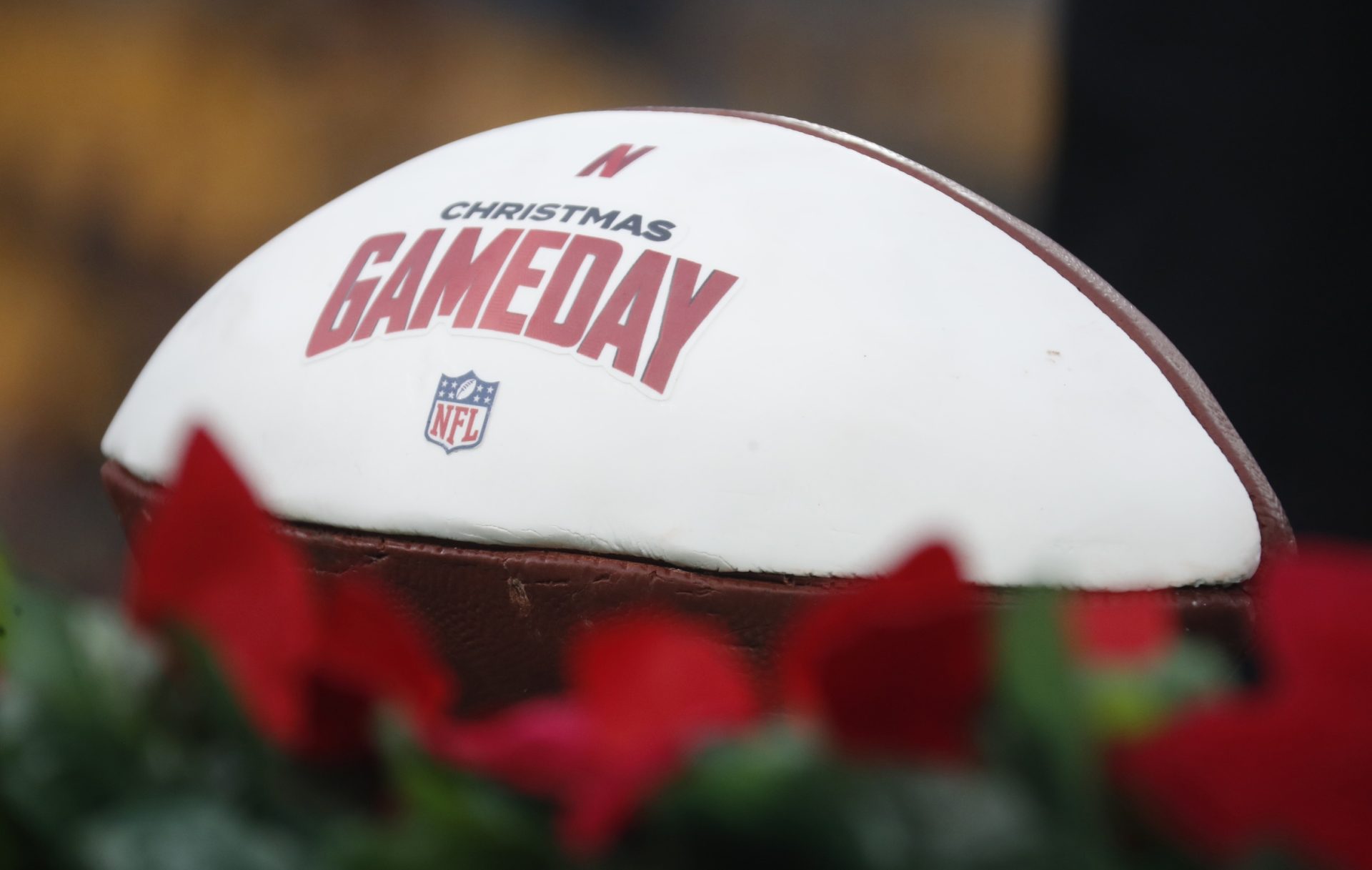 Dec 25, 2024; Pittsburgh, Pennsylvania, USA; Netflix Christmas GameDay cake seen after the Kansas City Chiefs defeated the Pittsburgh Steelers at Acrisure Stadium.