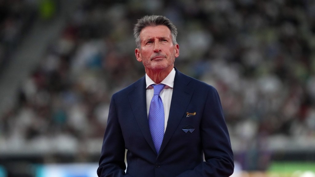 Sep 13, 2025; Tokyo, Japan; World Athletics president Sebastian Coe at the World Athletics Championships opening ceremonies at National Stadium.