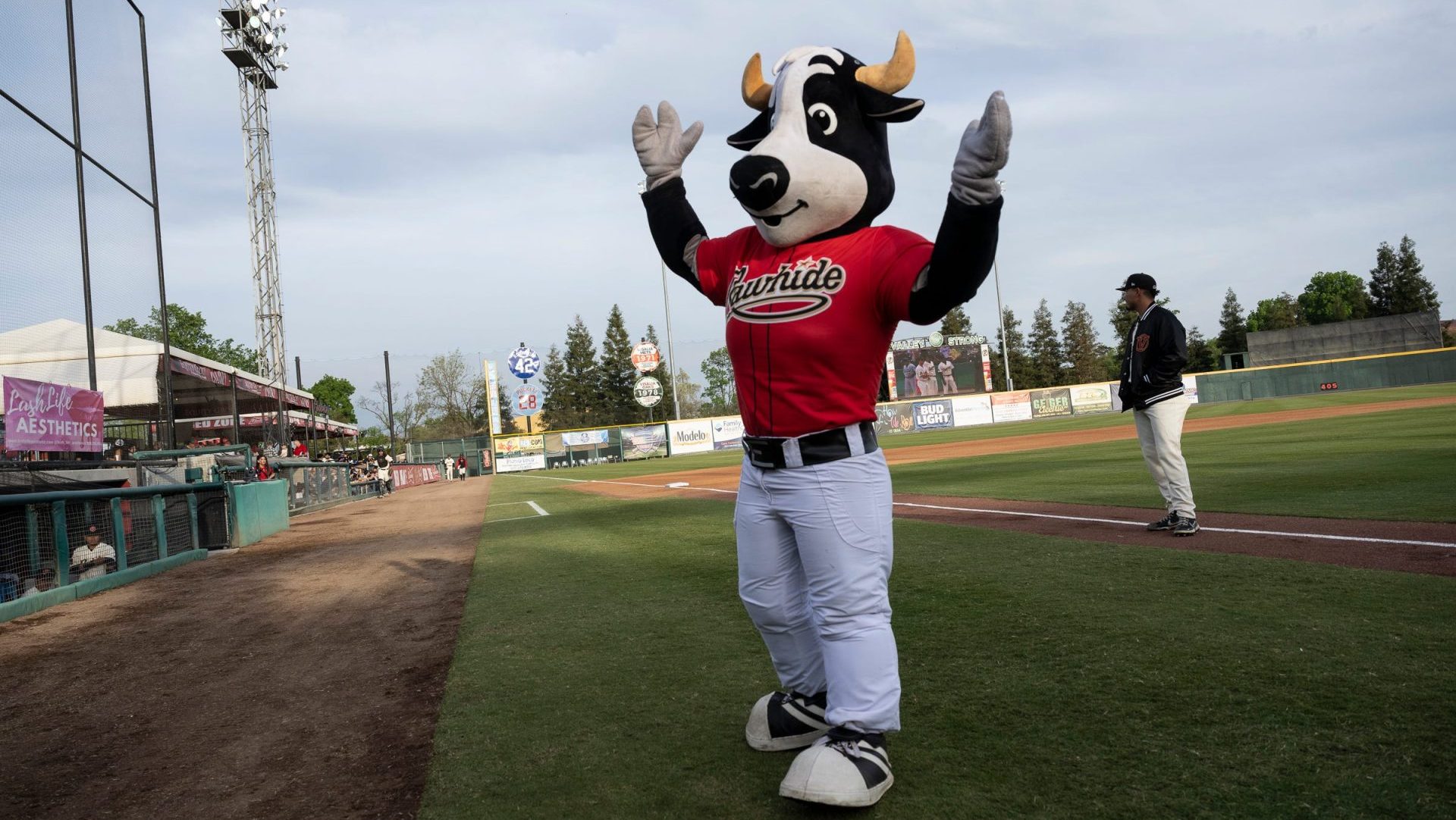 Visalia Rawhide played their home opener Tuesday, April 11, 2023 against the Rancho Cucamonga Quakes.