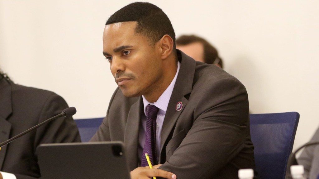 U.S. Rep. Ritchie Torres, is shown during a congressional field hearing on Countering Violent Extremism, Terrorism and Antisemitic Threats in New Jersey. Monday, October 3, 2022